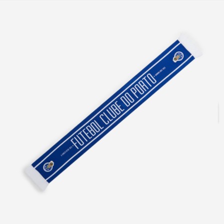 Cachecol FC Porto Azul Dois Logos