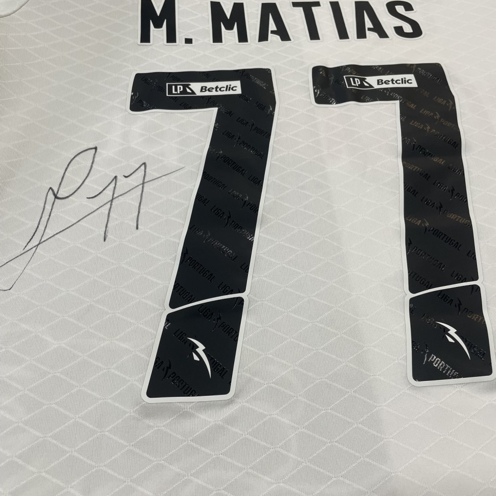 Camisola Principal Autografada SC Farense - M.MATIAS 77