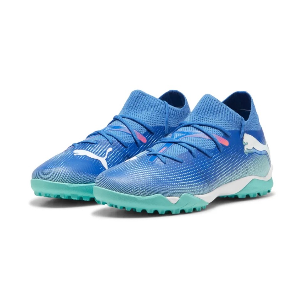 Chuteiras Puma Future 7 Match TT Mid Jr - Blue