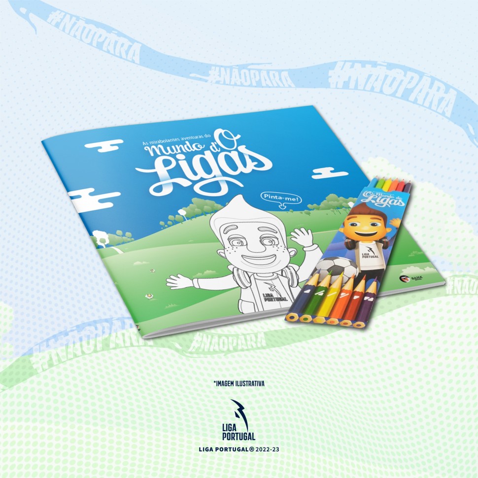 Mundo d O Ligas - Colorir