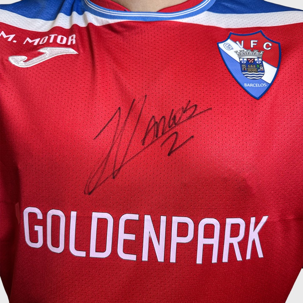 Camisola Principal Autografada Gil Vicente - Z� Carlos 2