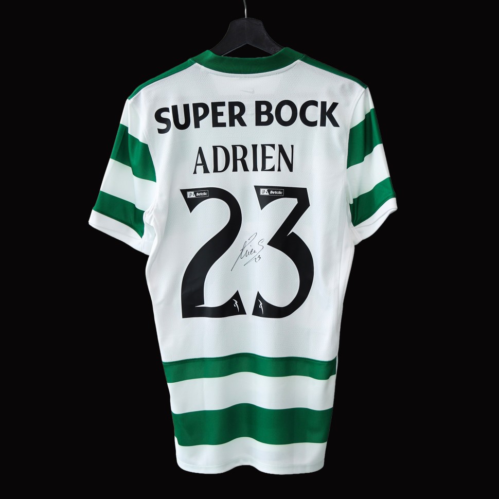 Sporting CP Signed Home Jersey - Adrien 23